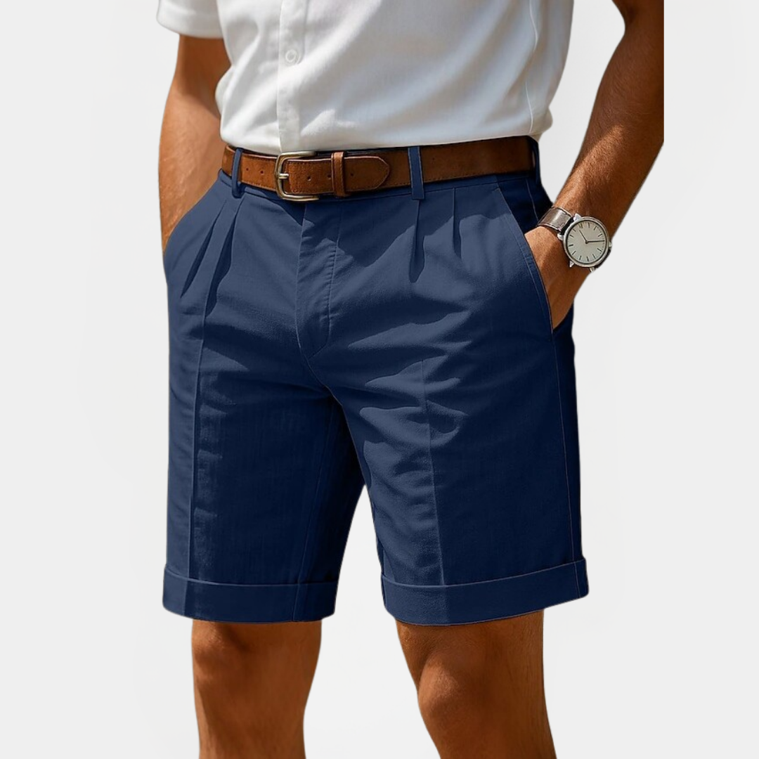 Oscar | Linen Blend Chino Shorts