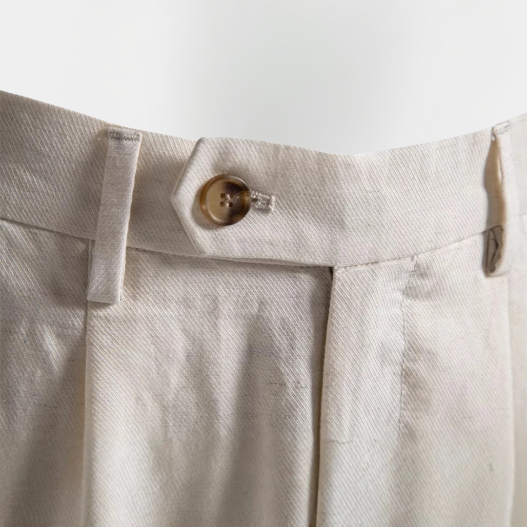 Derek | Cotton Blend Chino Bermuda Shorts