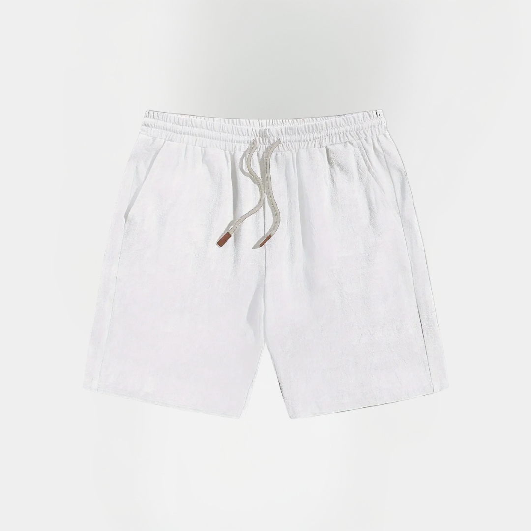 Cormac | Linen Drawstring Shorts