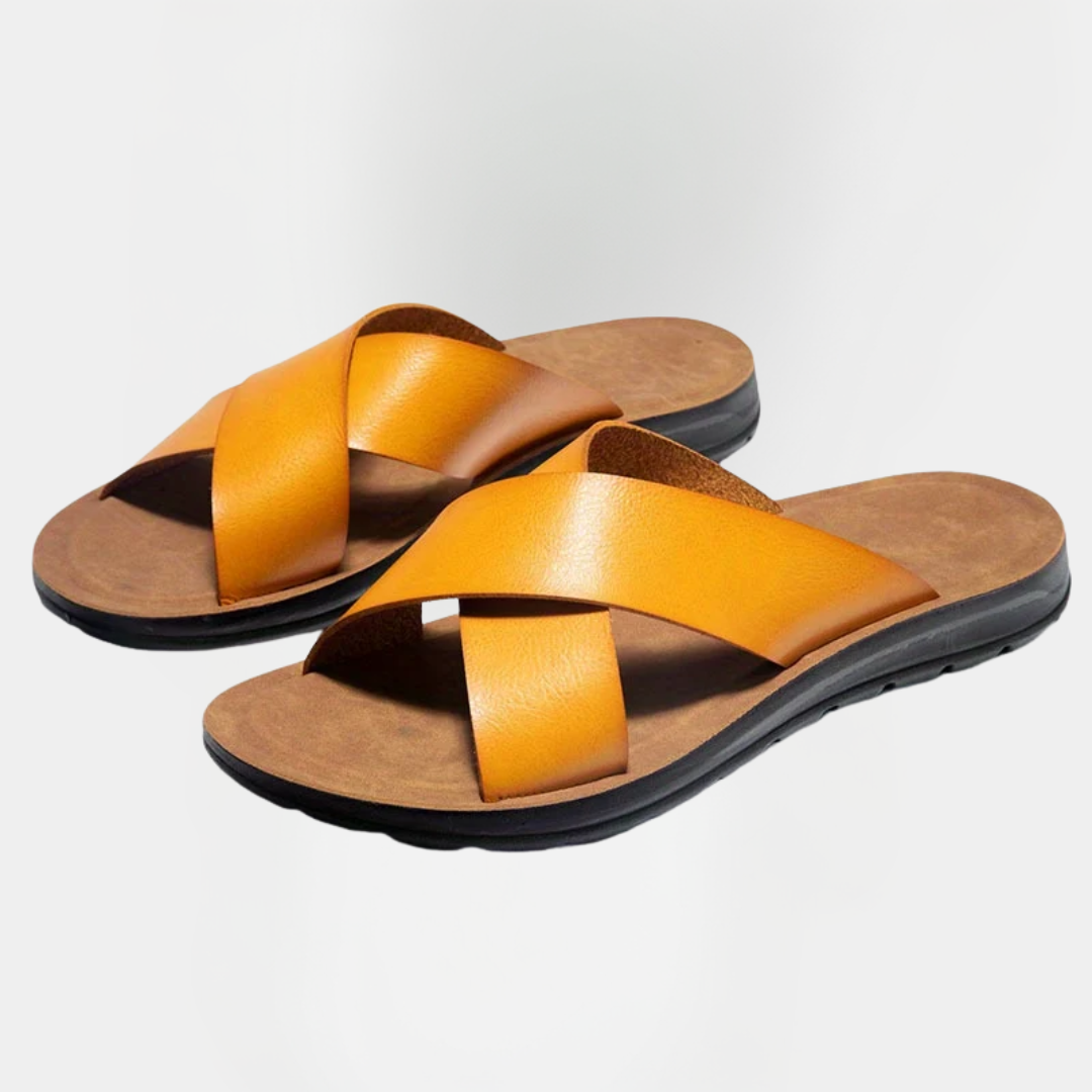 Bennett | Cross Strap Summer Sandals