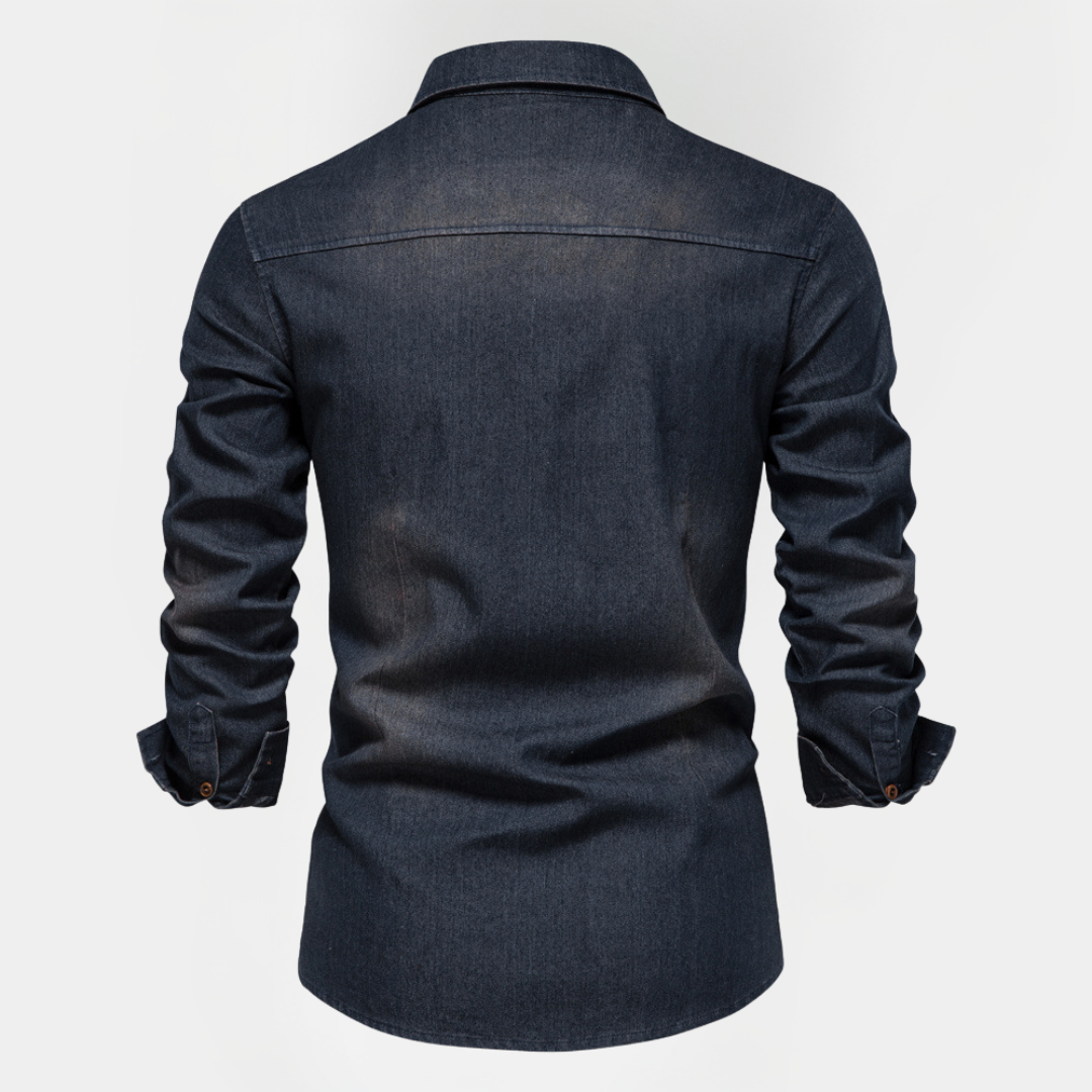 Tobias | Cotton Denim Shirt