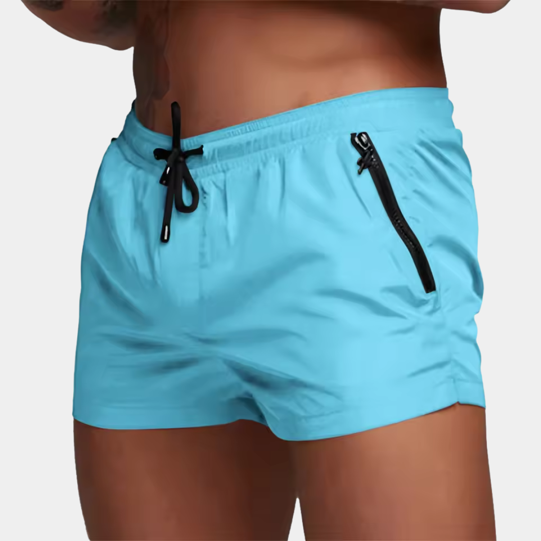 Mitchell | Zip Pocket Swim Shorts