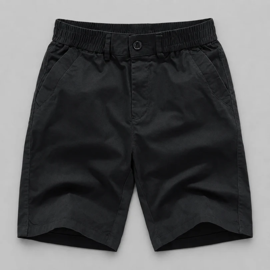 Archer | Elastic Waist Chino Shorts