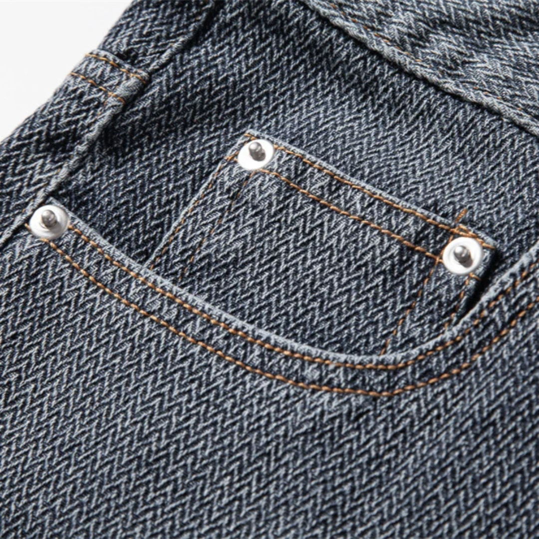 Cyrus | Textured Cotton Bermuda Shorts