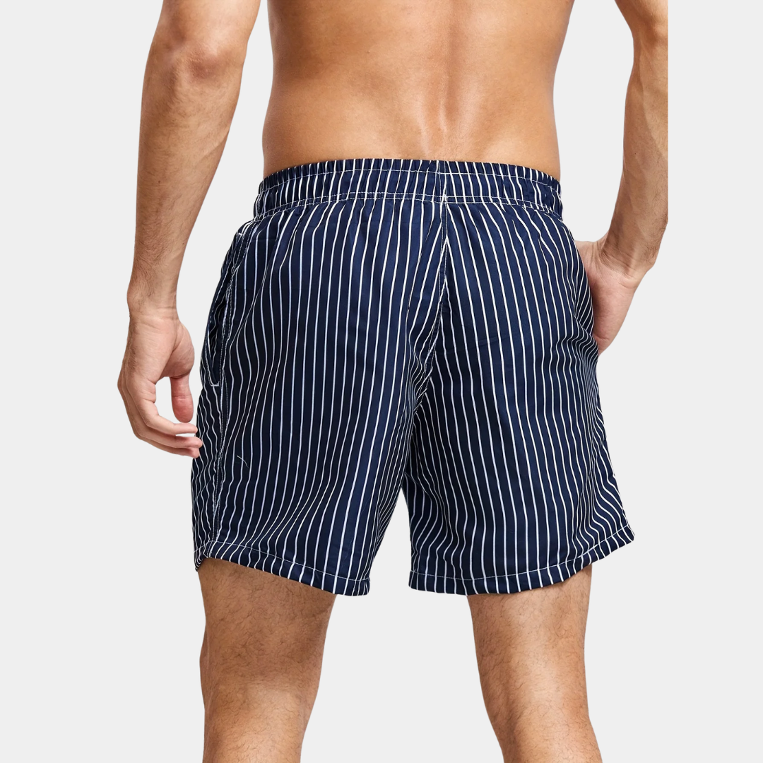 Preston | Striped Swim Shorts