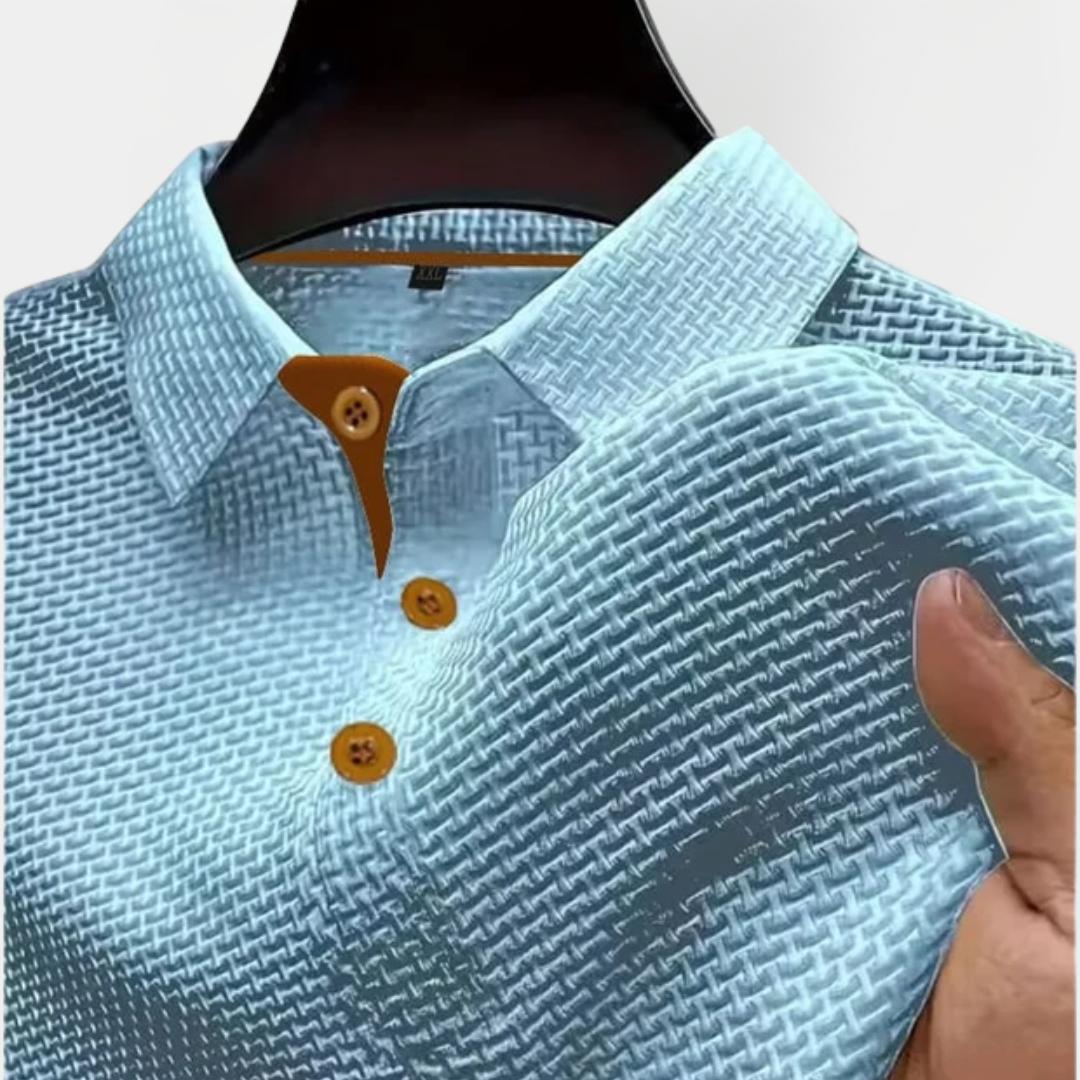 Evan | Textured Casual Polo