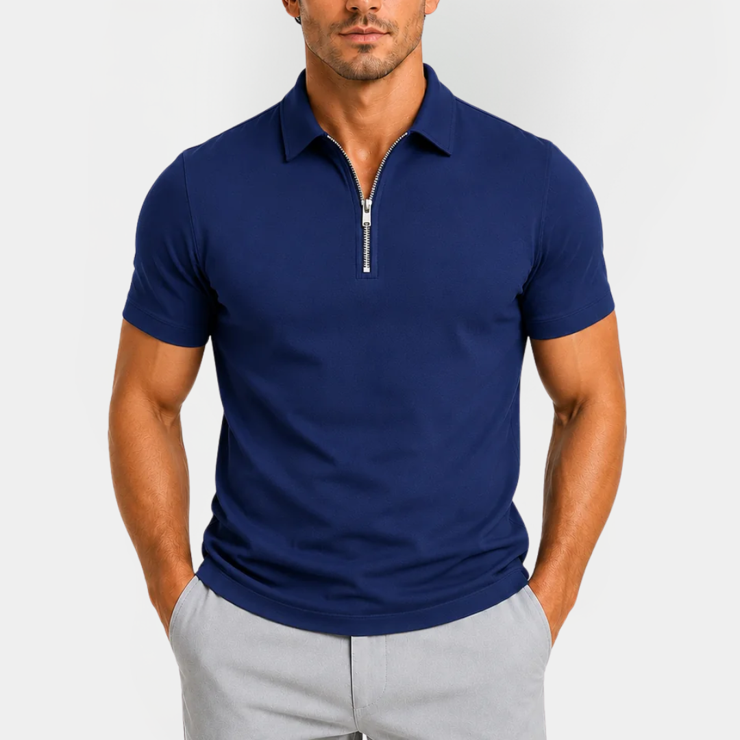 Roman | Zip Polo Shirt