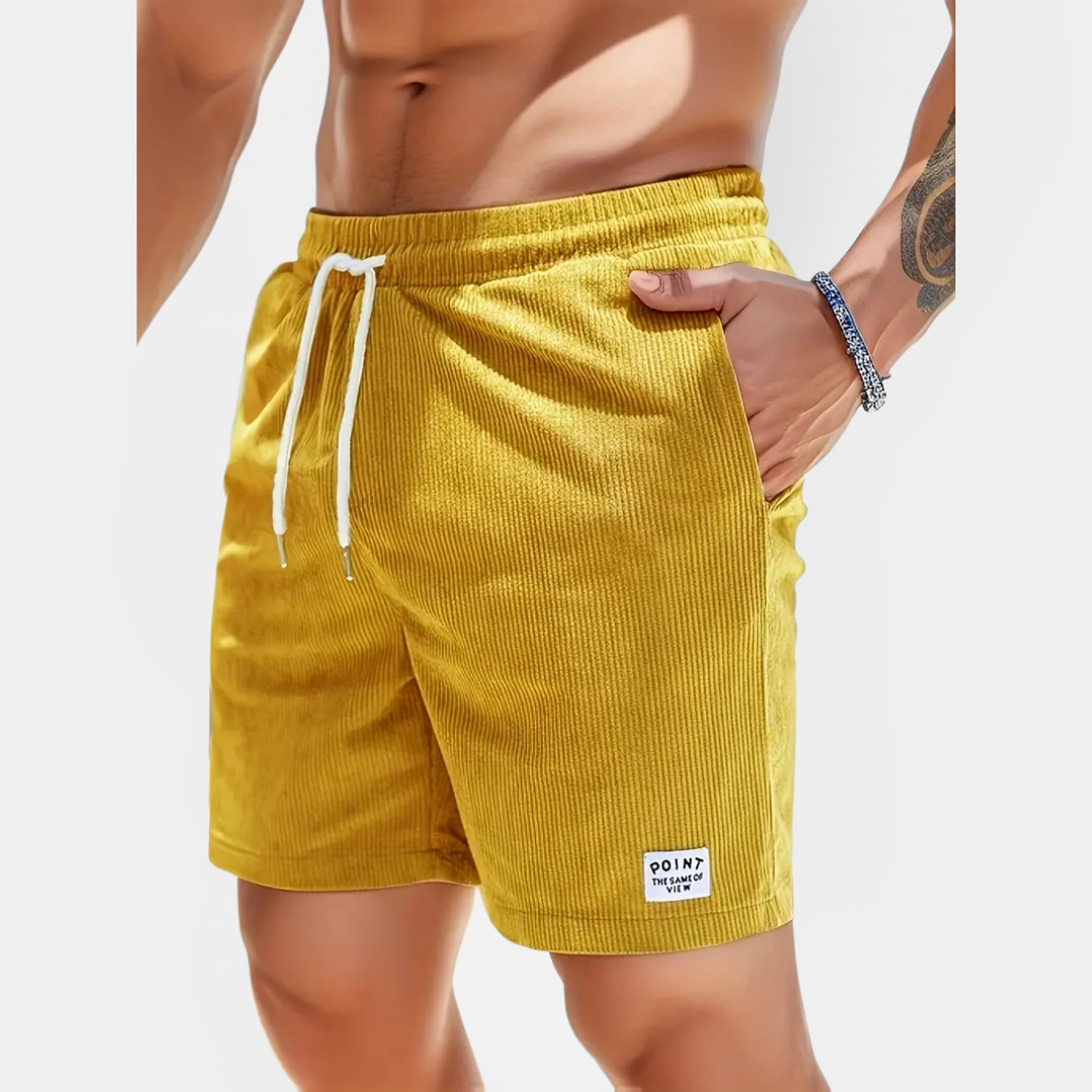 Elliot | Ribbed Drawstring Shorts