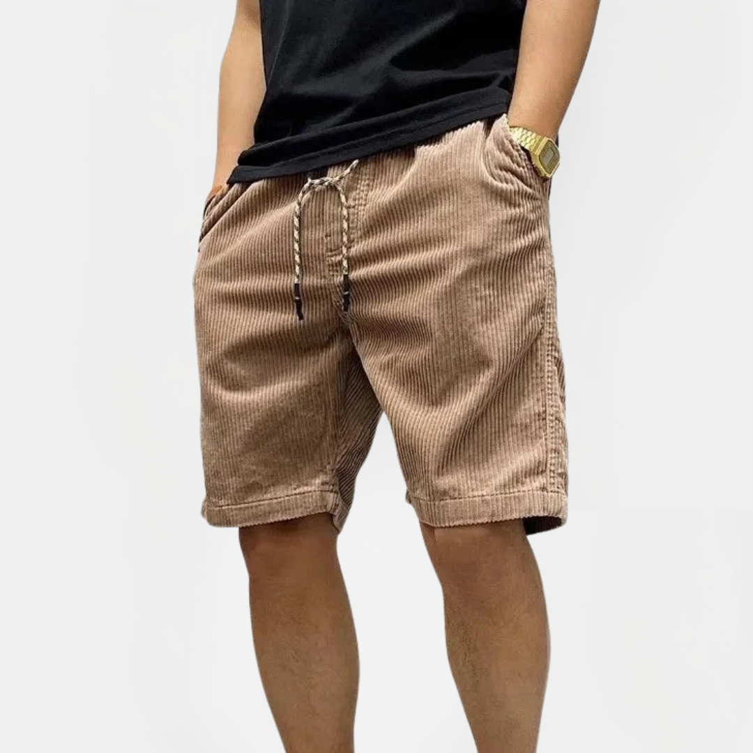 Spencer | Corduroy Drawstring Shorts