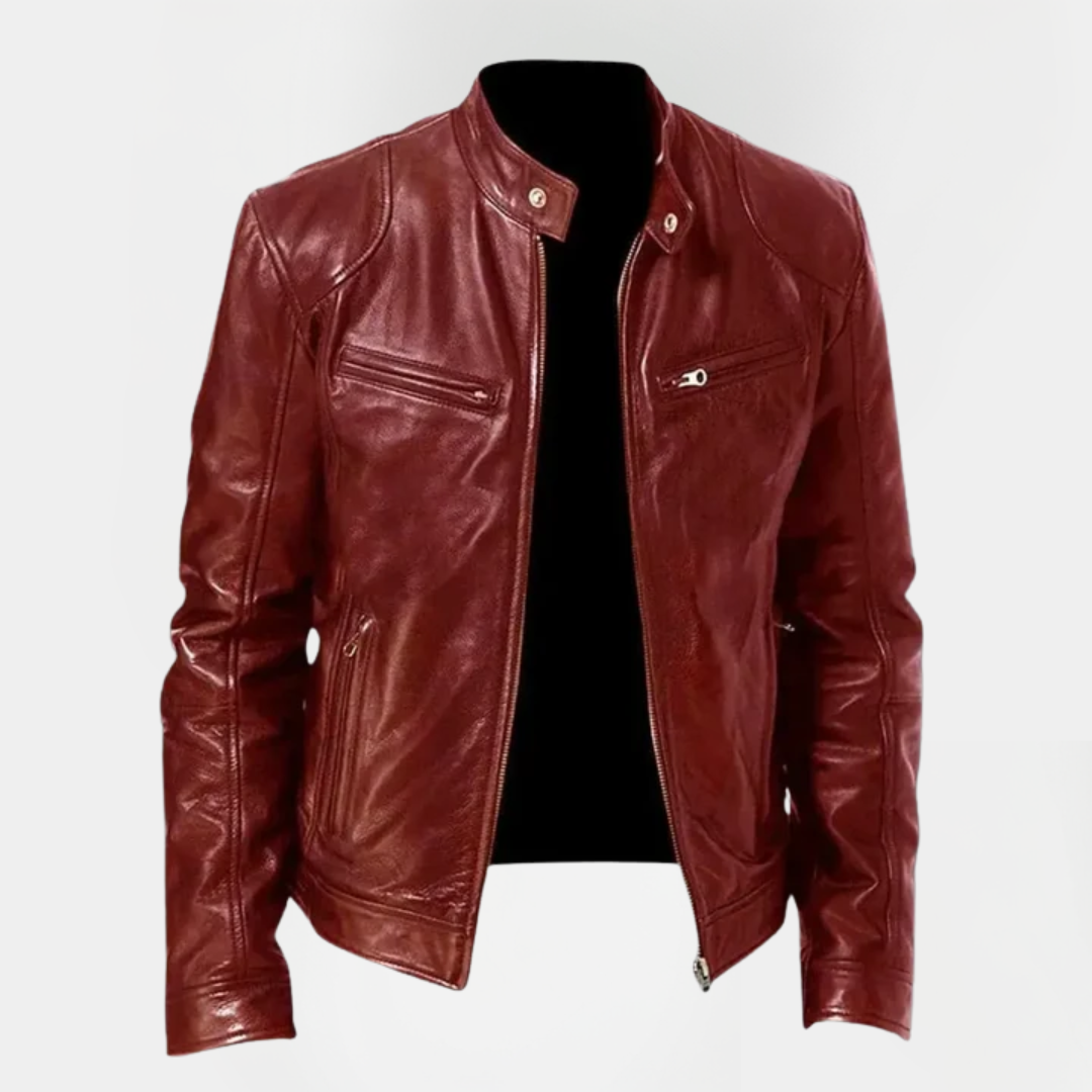 Vincent | PU Leather Biker Jacket