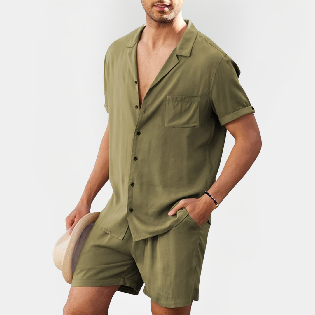 Cole | Cotton Linen Summer Set