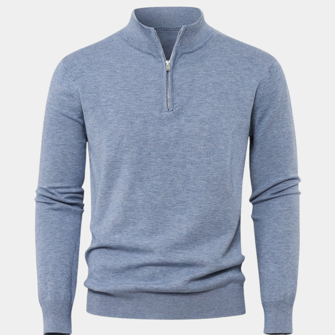 Everett | Quarter-Zip Knit Sweater