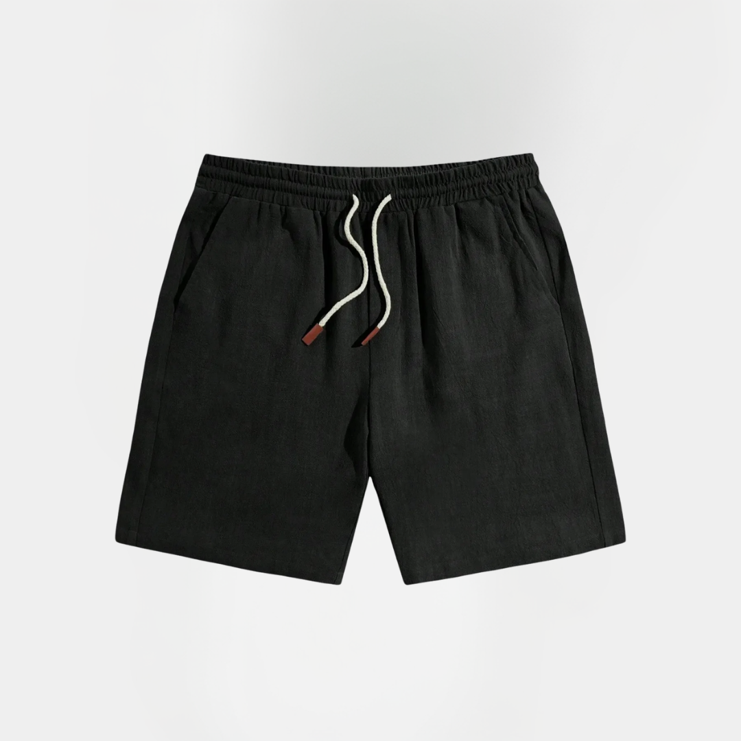Cormac | Linen Drawstring Shorts