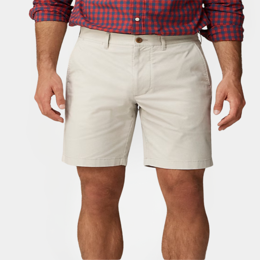 Marcus | Cotton Blend Chino Shorts