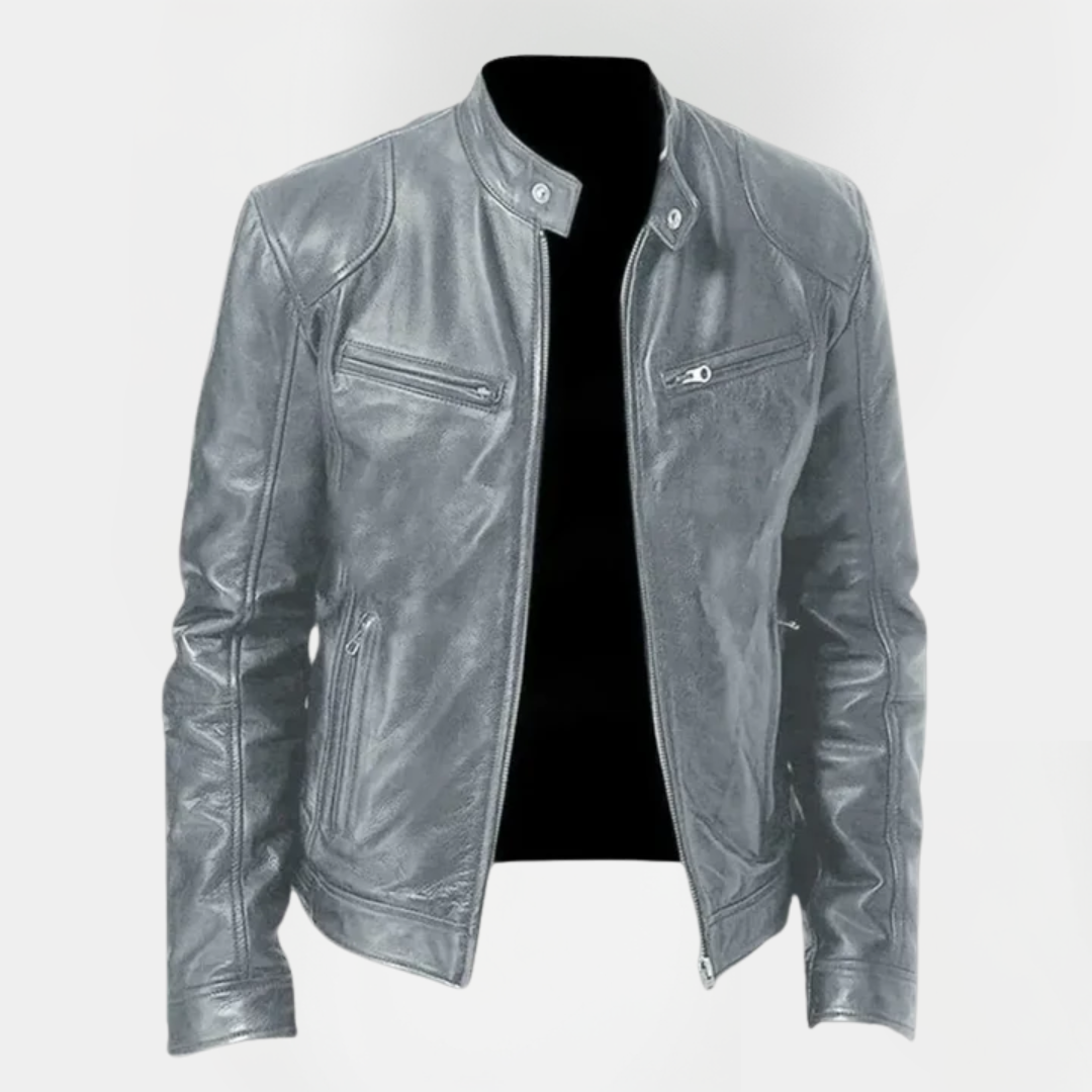 Vincent | PU Leather Biker Jacket