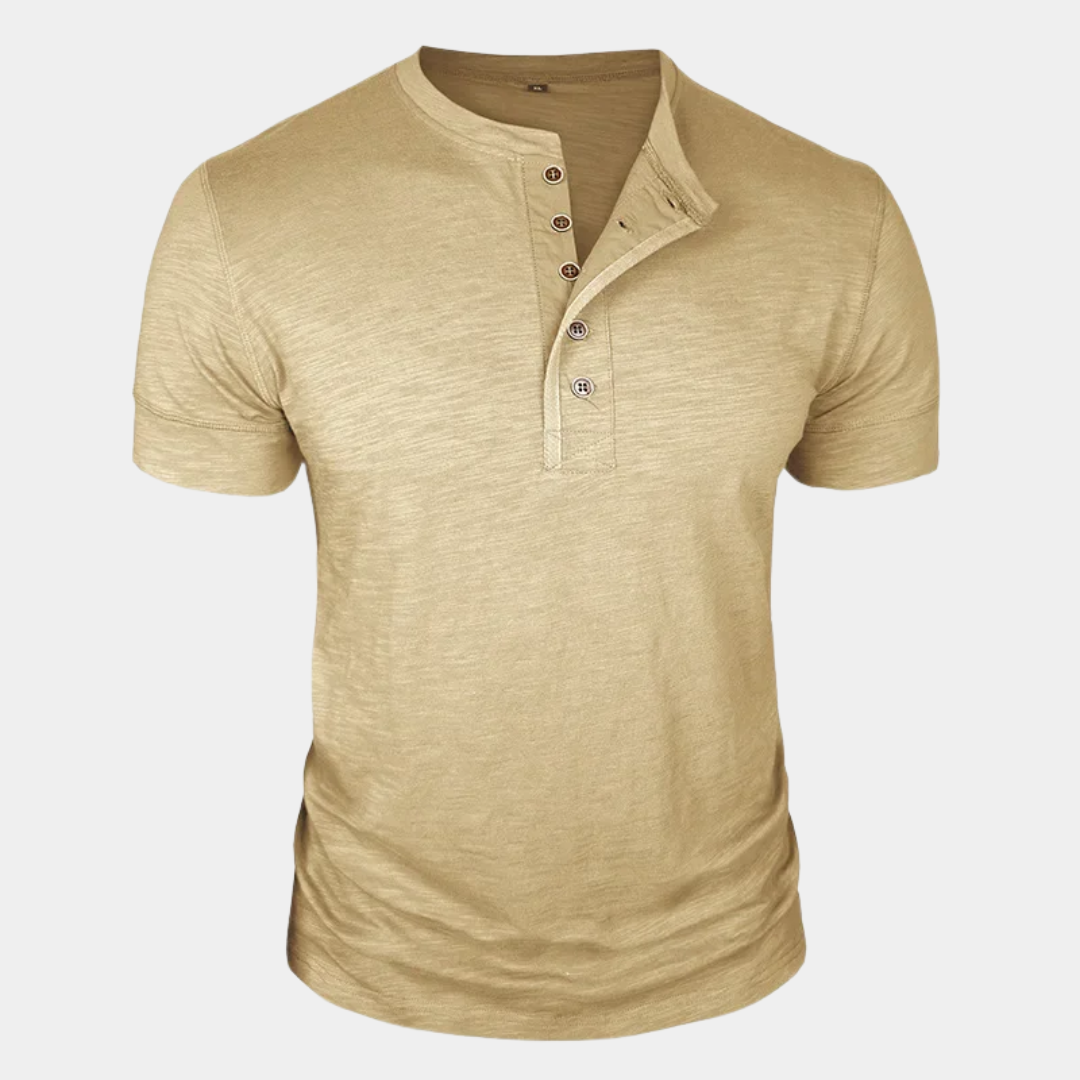 Cooper | Classic Henley T-Shirt