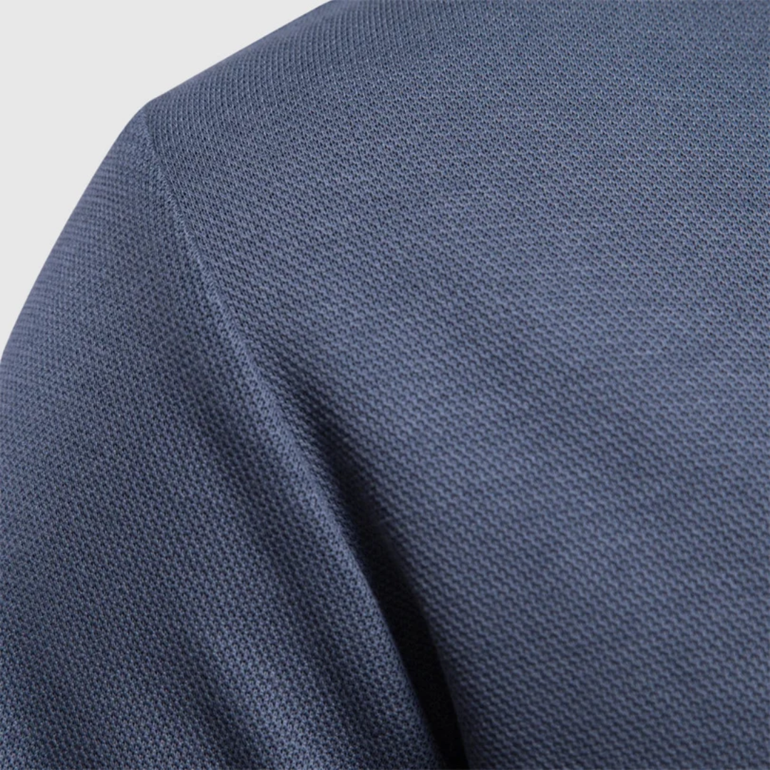 Logan | Piqué Long Sleeve Polo Shirt