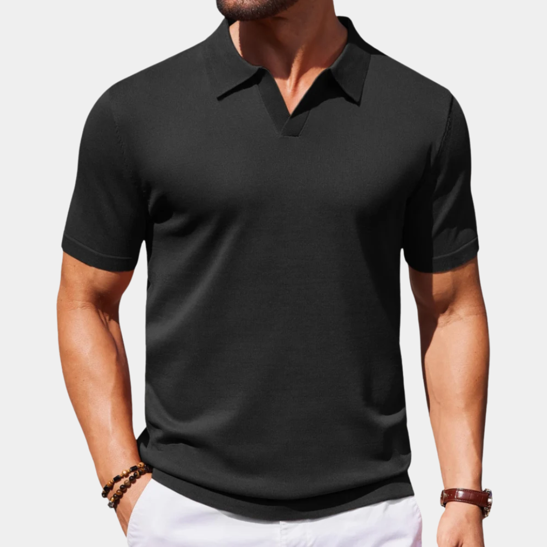 Rhys | Buttonless Polo Shirt