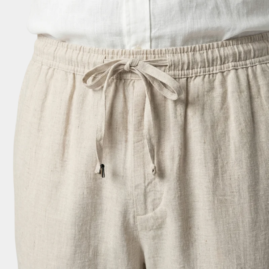 Parker | Relaxed Linen Bermuda Shorts