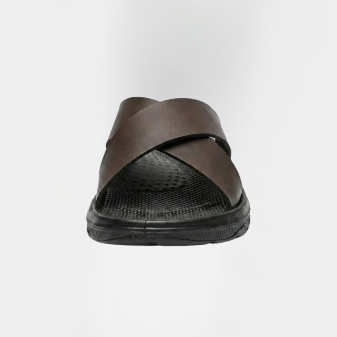 Declan | Cross-Strap Comfort Slides
