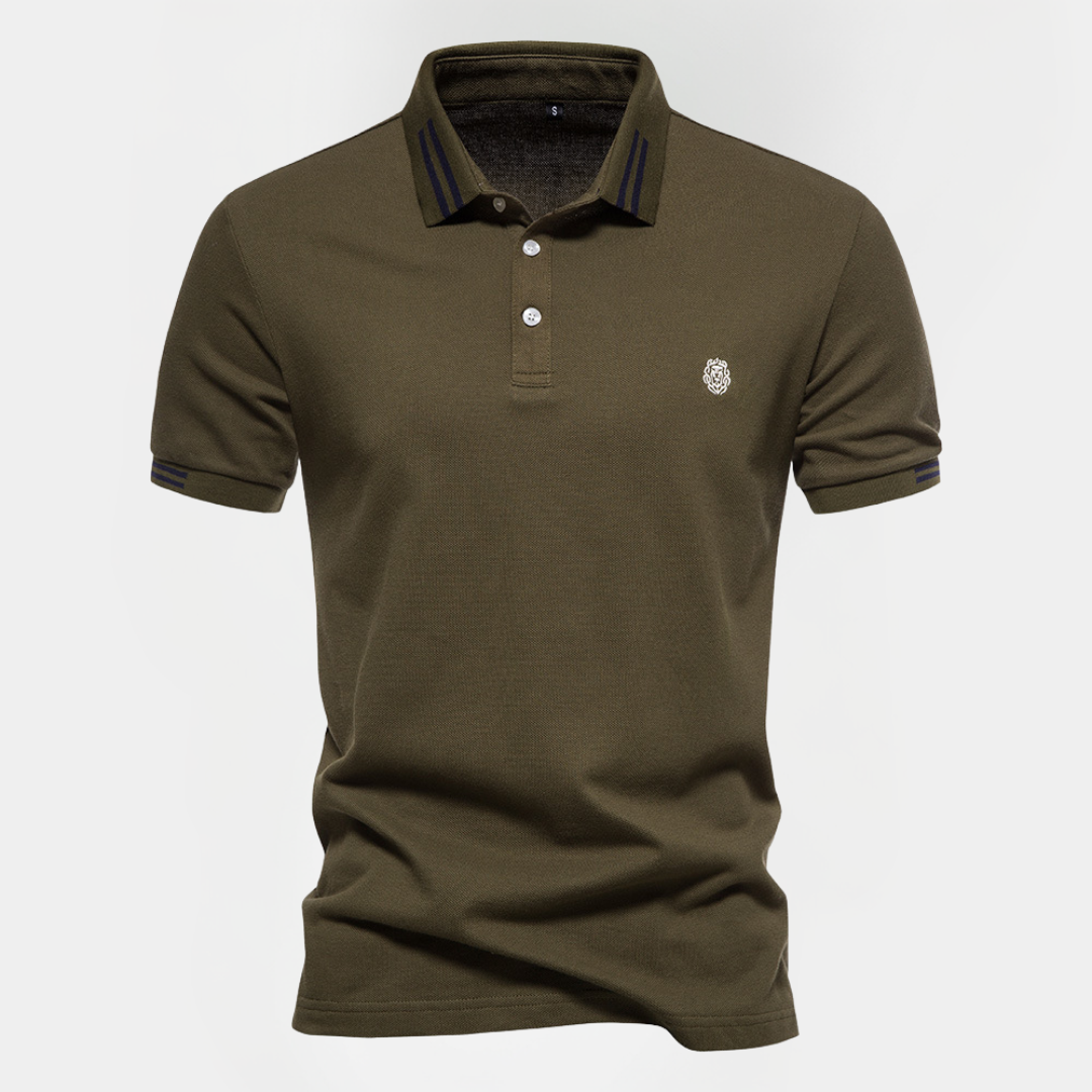 Warren | Contrast Cotton Polo Shirt