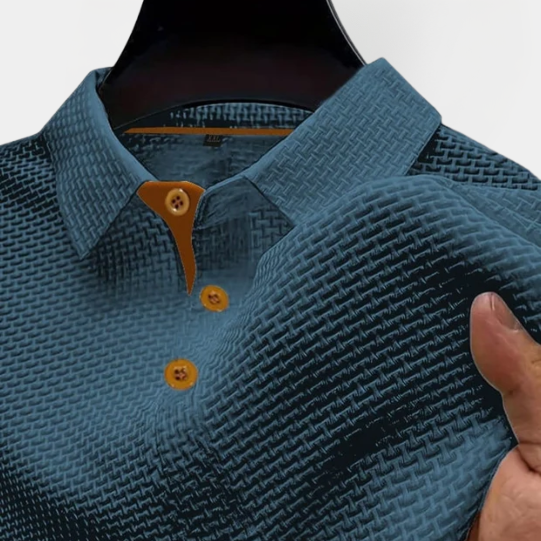 Evan | Textured Casual Polo