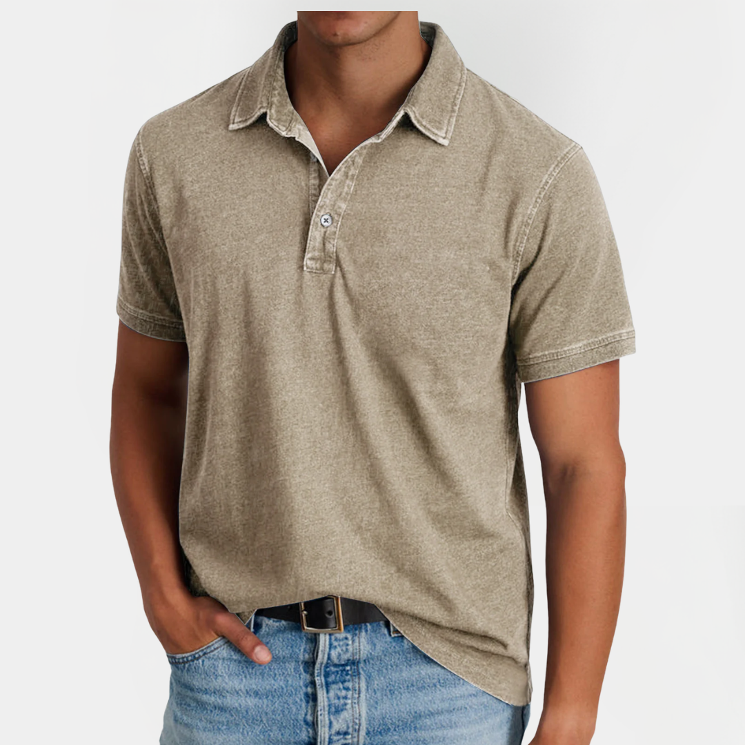 Wesley | Washed Casual Polo