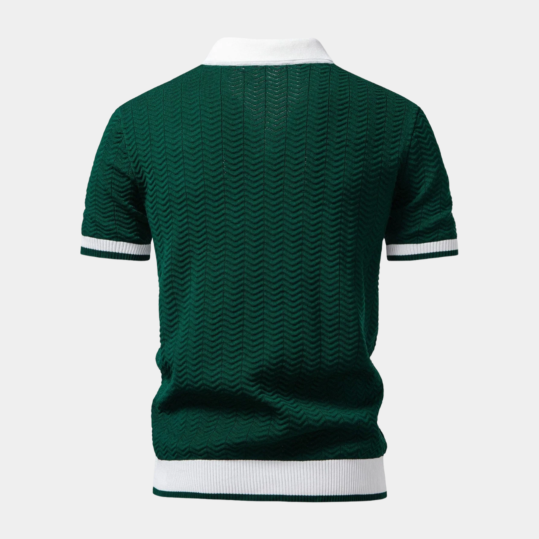 Elliot | Buttonless Short Sleeve Polo Shirt