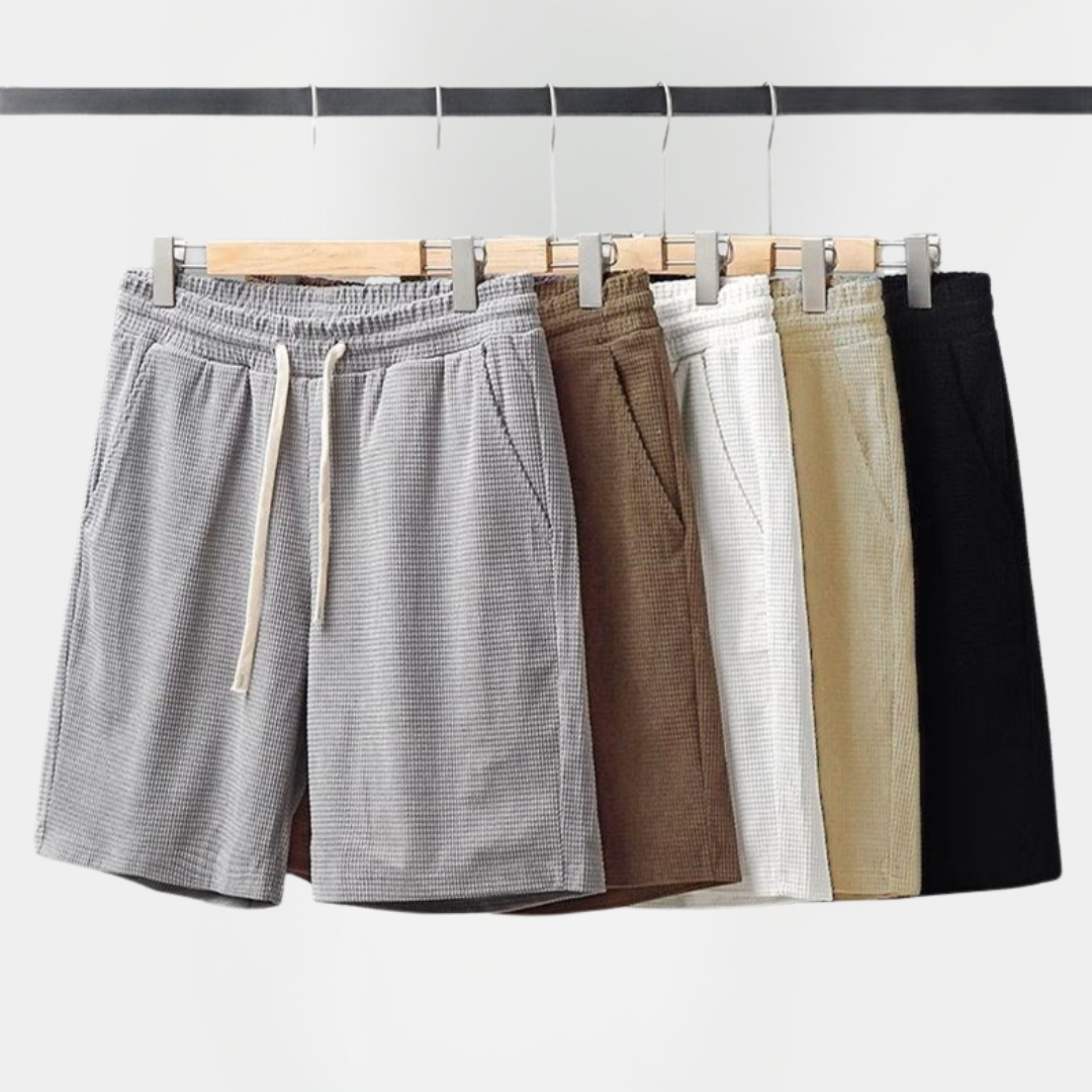 Nash | Textured Drawstring Shorts