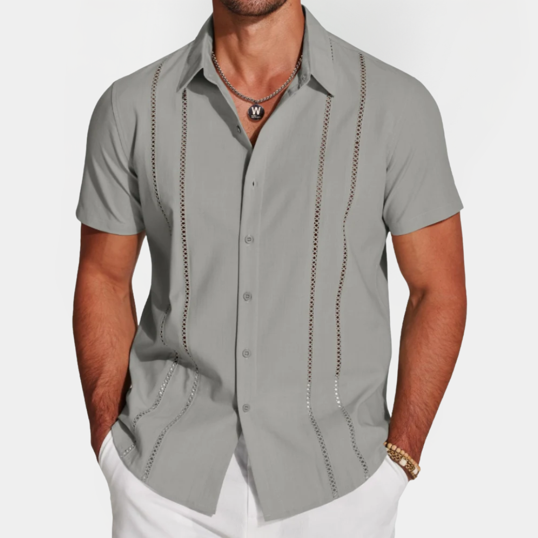 Dorian | Open Collar Summer Shirt