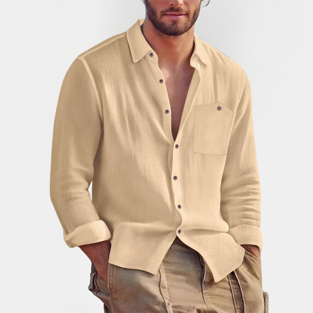 Caleb | Linen Blend Shirt