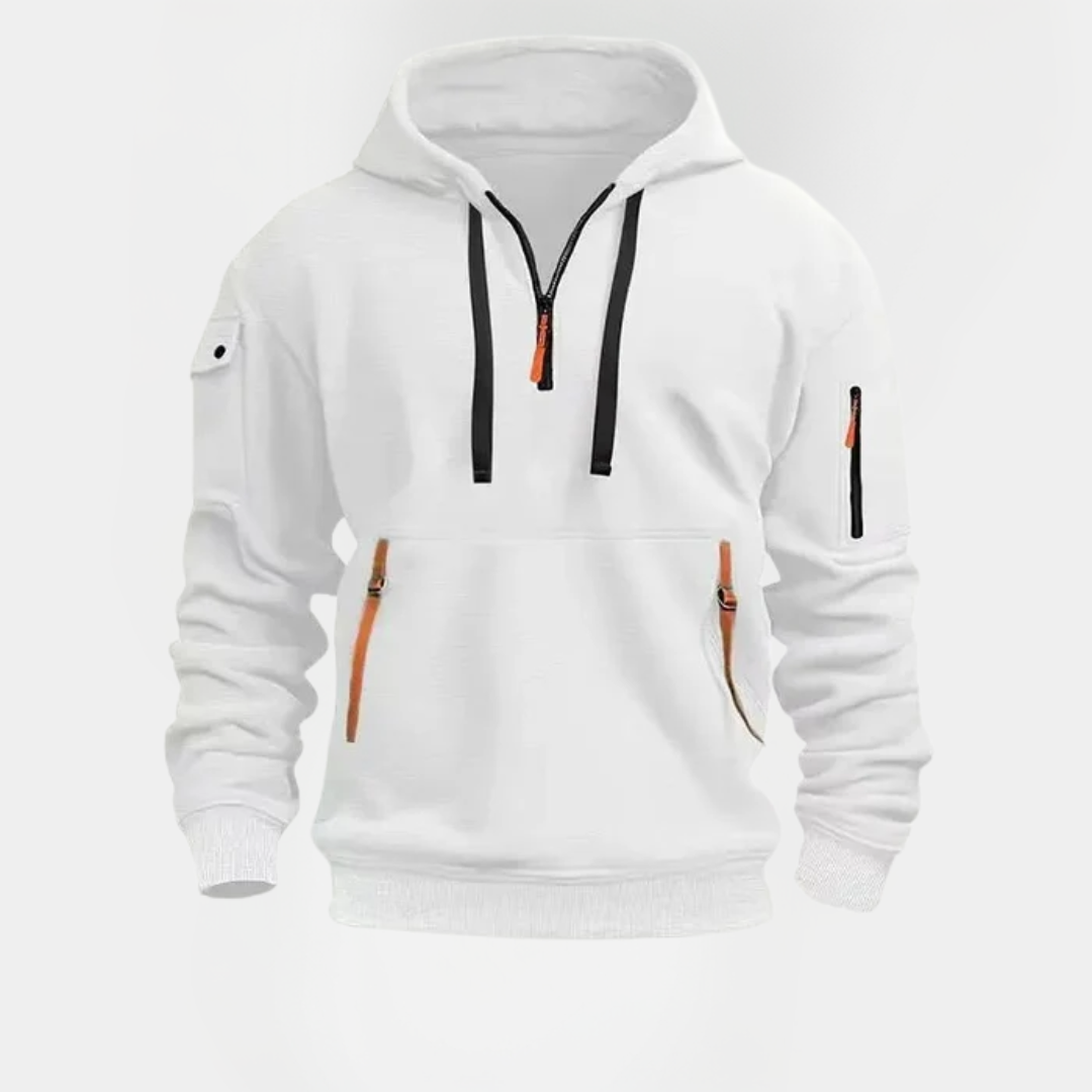 Duncan | Utility Half-Zip Hoodie