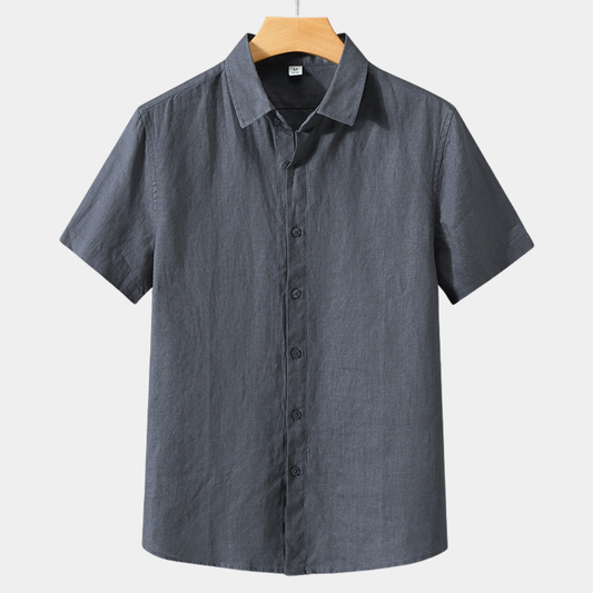 Finn | Classic Linen Short Sleeve Shirt