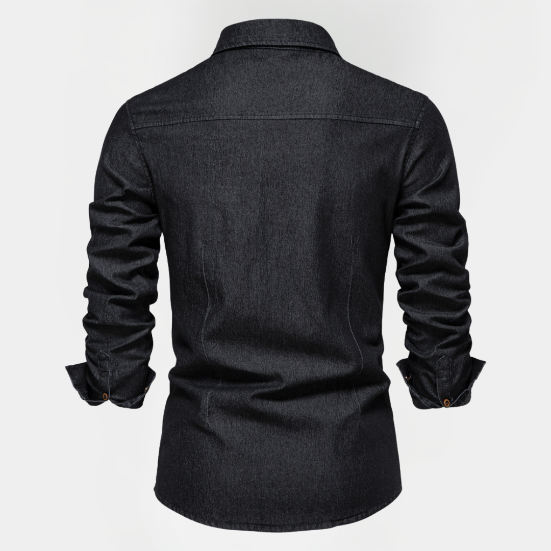 Tobias | Cotton Denim Shirt