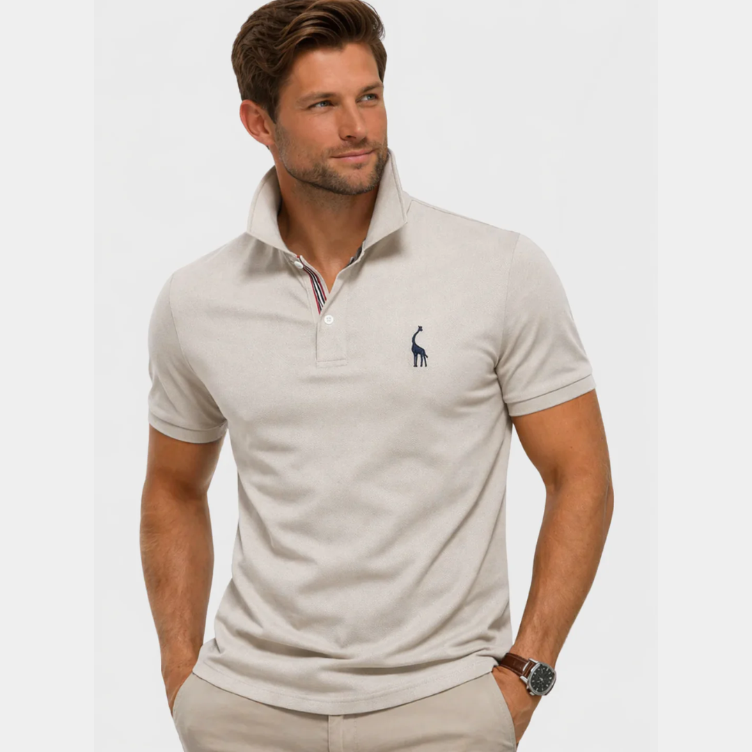 Hudson | Tipped Collar Polo Shirt