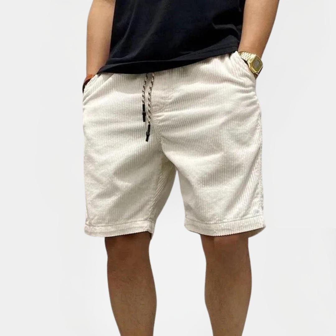 Spencer | Corduroy Drawstring Shorts