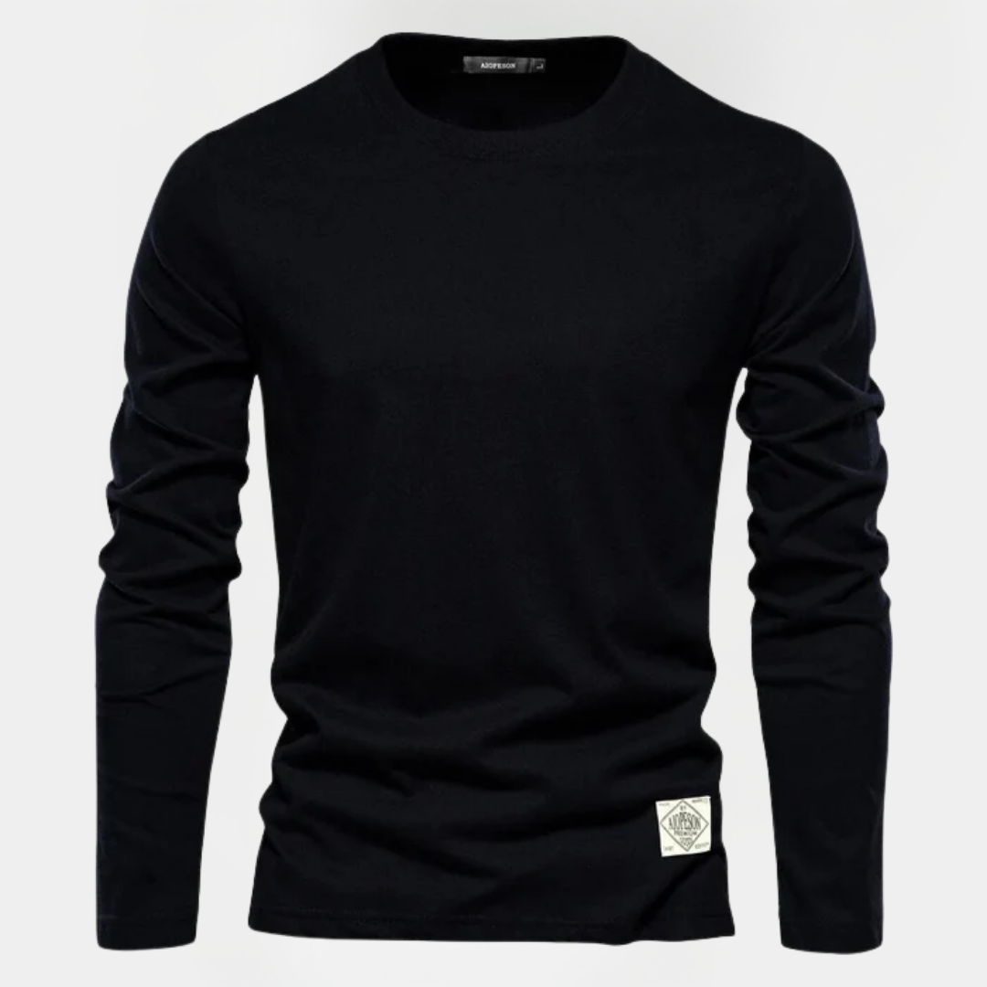 Aiden | Cotton Long Sleeve Shirt