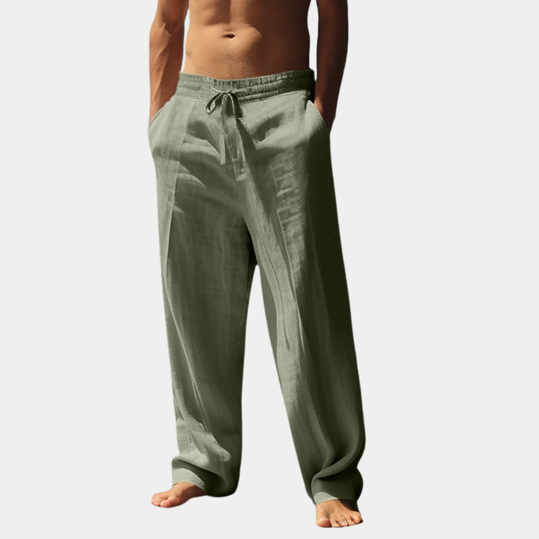 Mason | Linen Drawstring Pants
