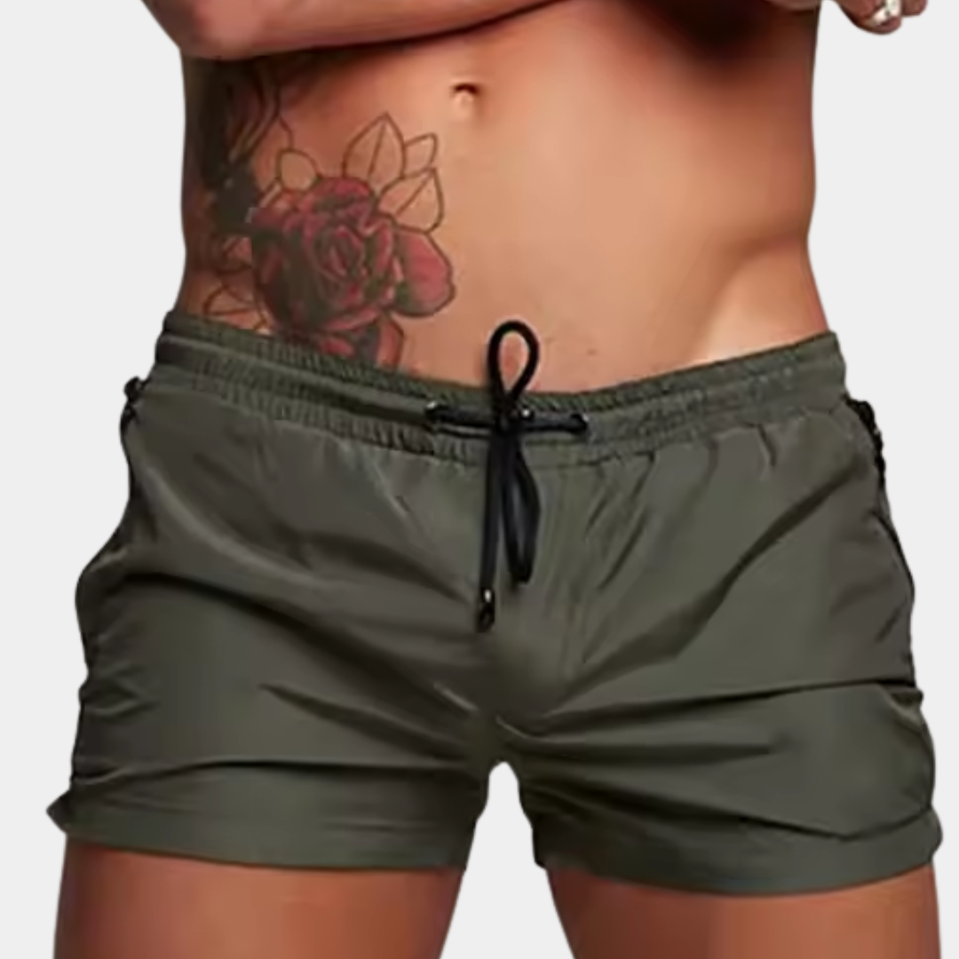 Mitchell | Zip Pocket Swim Shorts