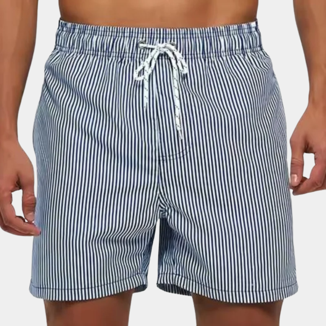 Spencer | Striped Swim Shorts