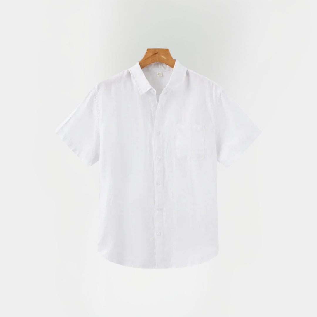 Declan | Short Sleeve Linen Shirt