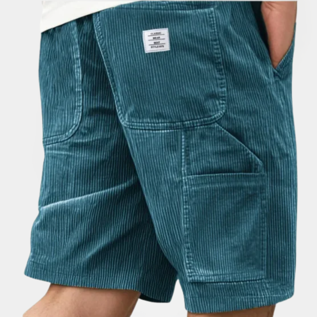 Graham | Corduroy Cargo Shorts