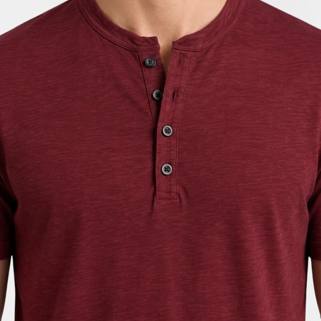Ellis | Classic Henley T-Shirt