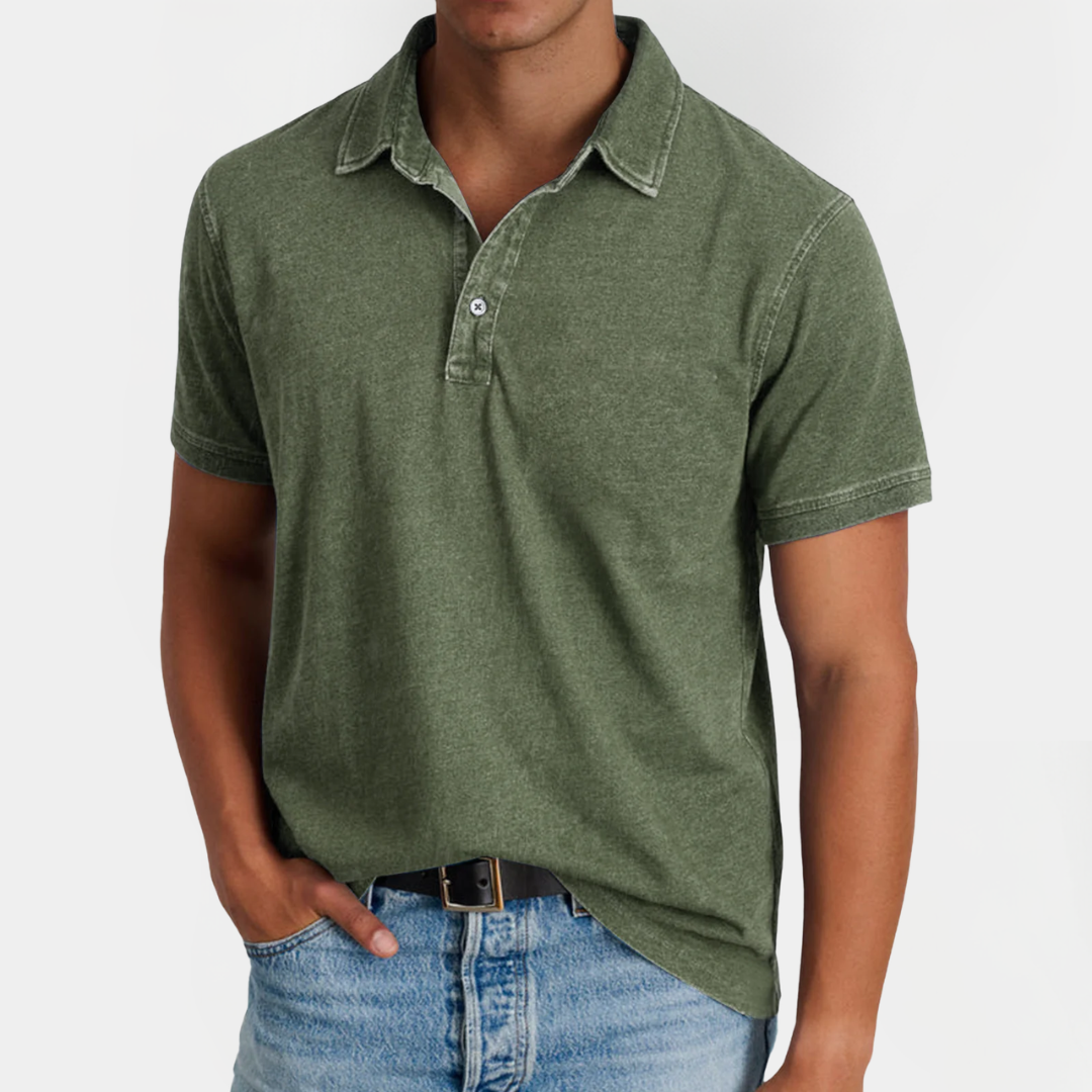 Wesley | Washed Casual Polo