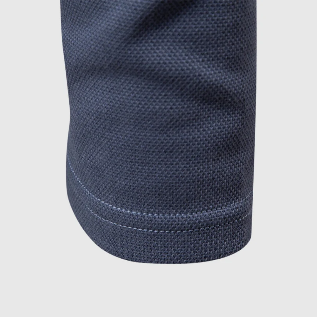 Logan | Piqué Long Sleeve Polo Shirt