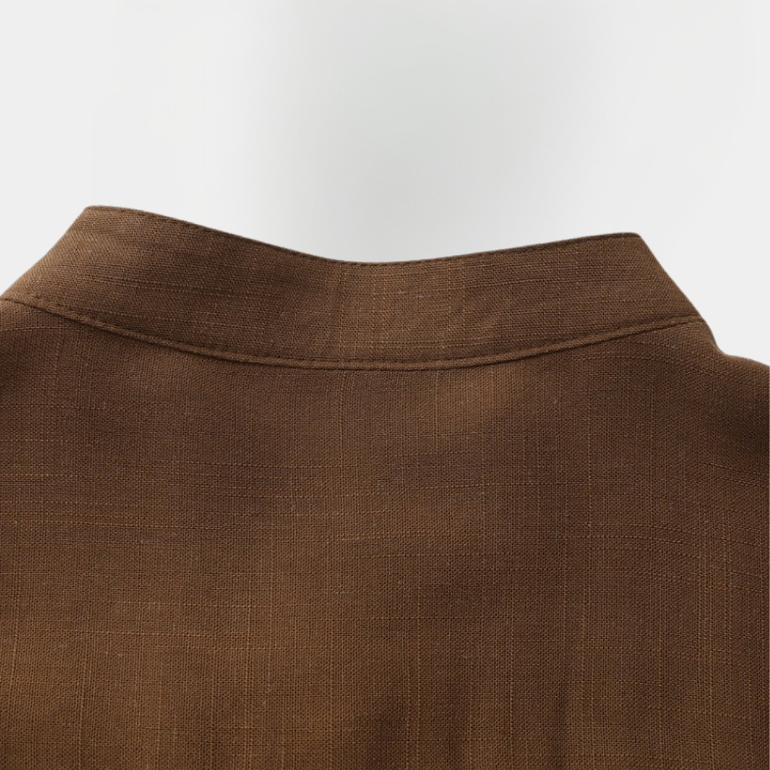 Rowan | Band Collar Shirt