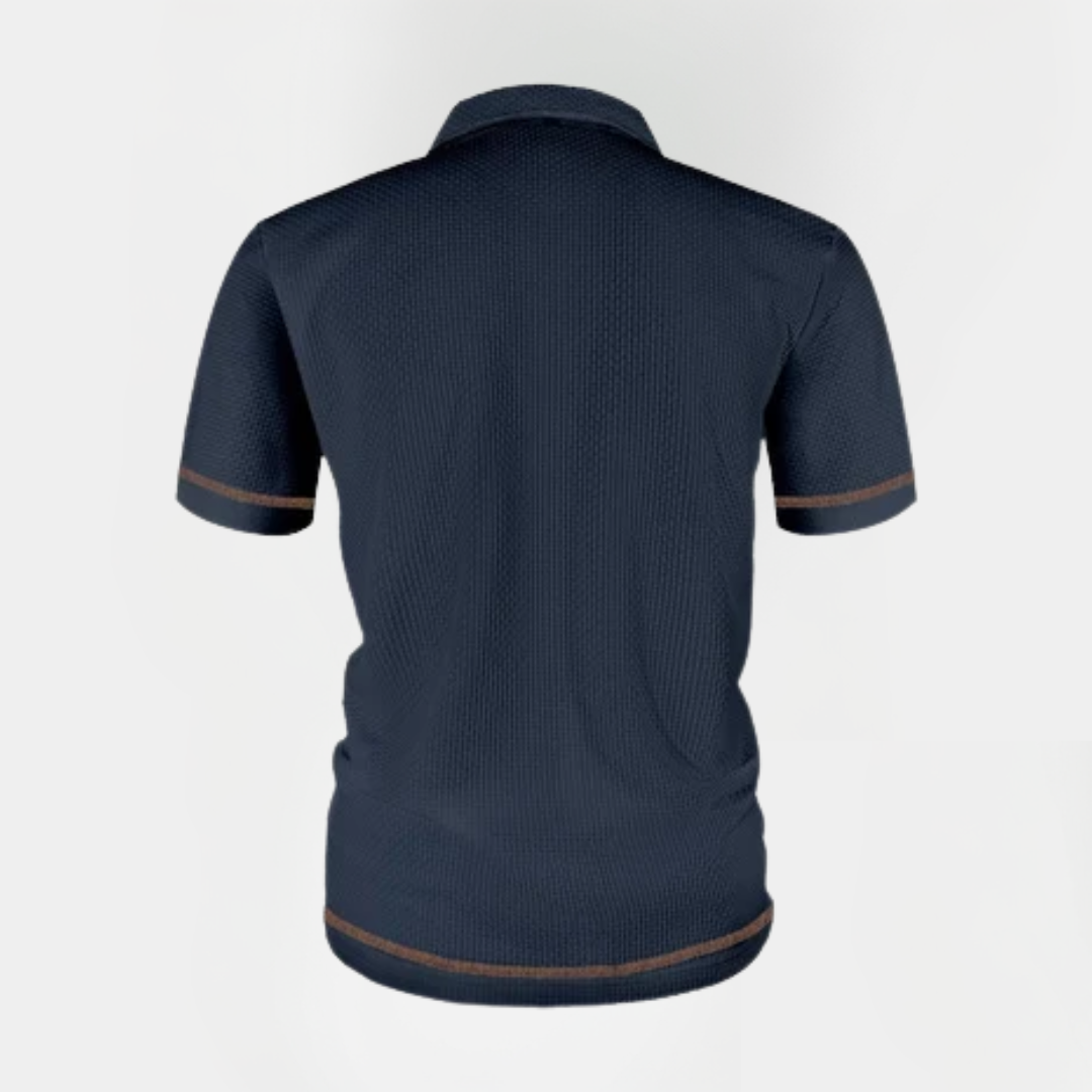 Evan | Textured Casual Polo