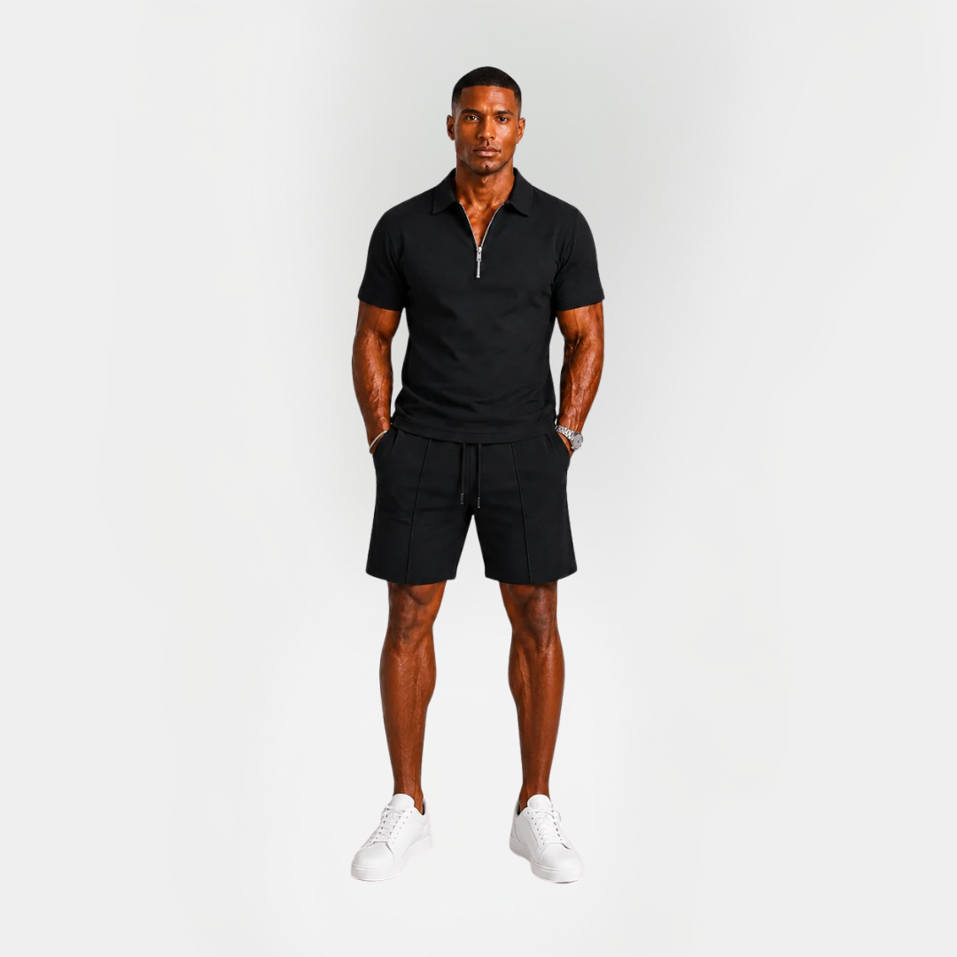 Blake | Zip Polo Summer Set