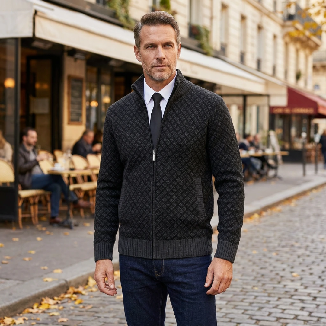 Brooks | Knit Zip Cardigan