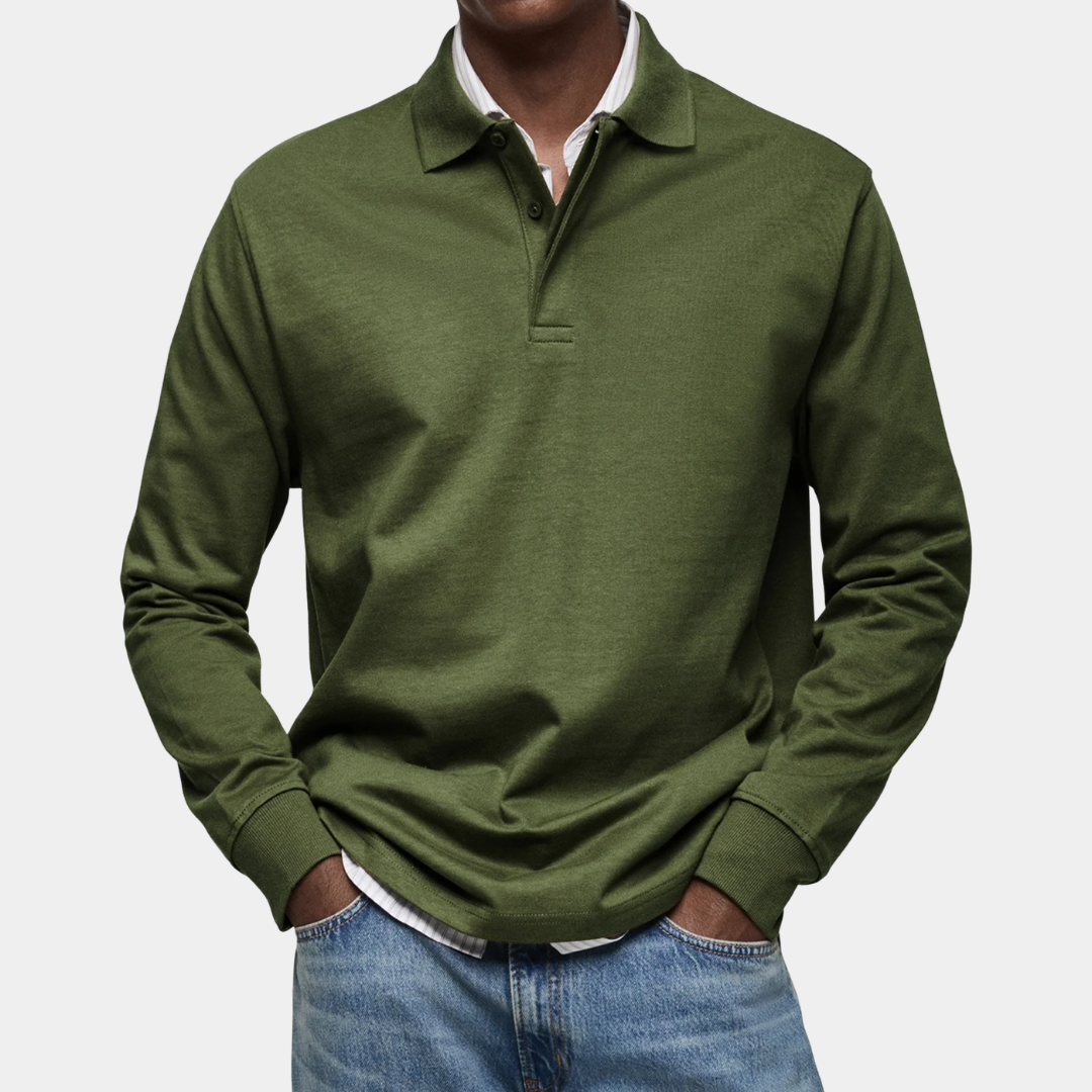Mason | Classic Long Sleeve Polo Shirt